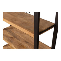 Mangohouten Boekenkast Britt 160 cm Mahom