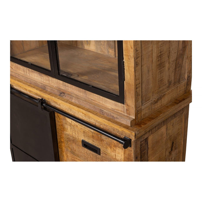 Mangohouten Buffetkast Denver 120 cm met deurtjes Recht Mahom