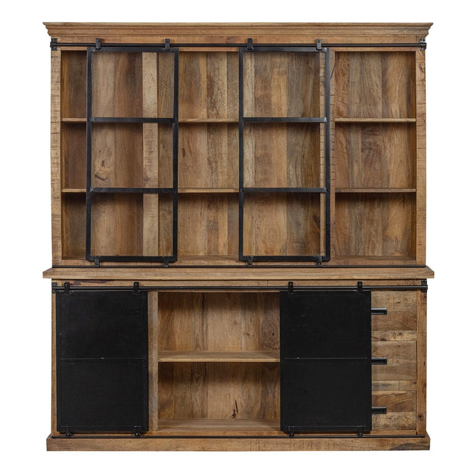 Mangohouten Buffetkast Denver 200×220 cm Recht Mahom