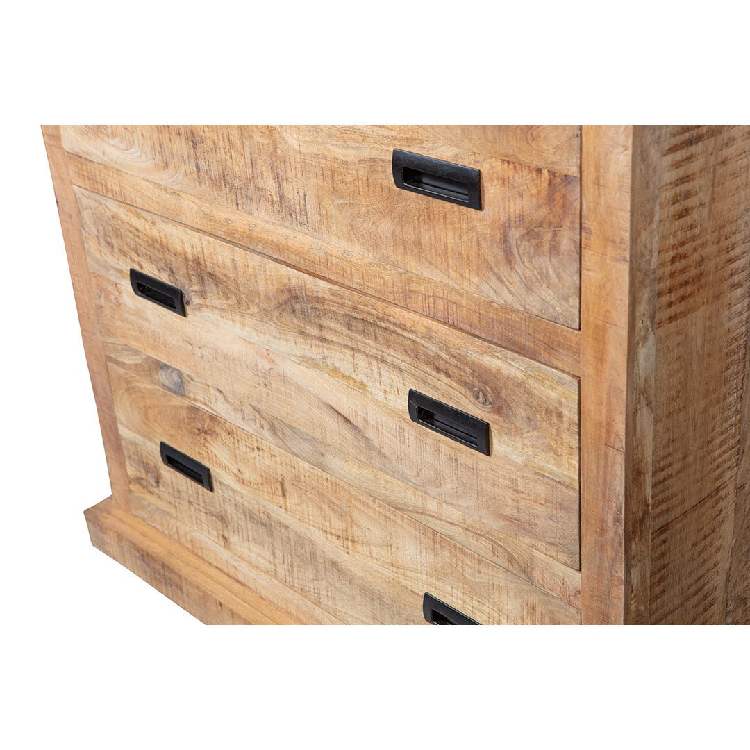 Mangohouten Buffetkast Denver 100 cm 3 lades X Mahom