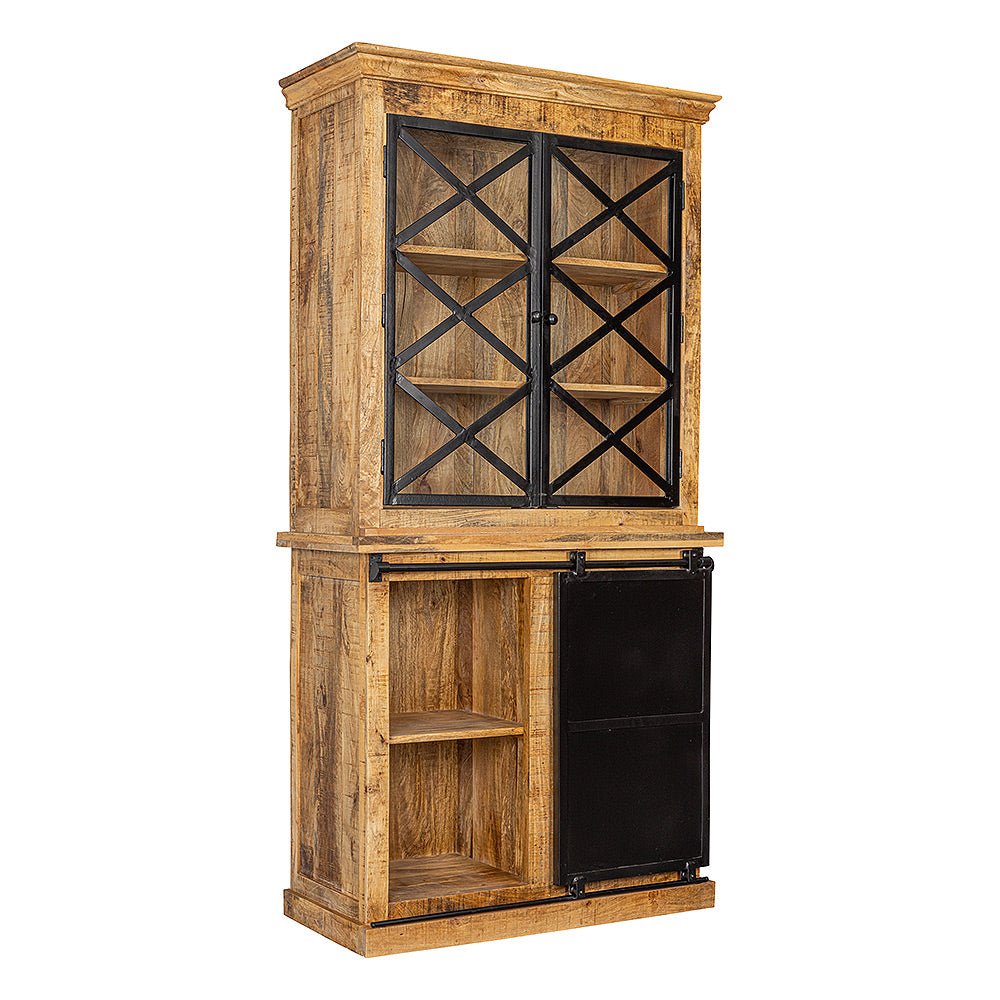 Mangohouten Buffetkast Denver 120 cm met Deurtjes X Mahom