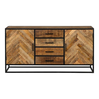 Mangohouten Dressoir New Haven 165 cm Mahom