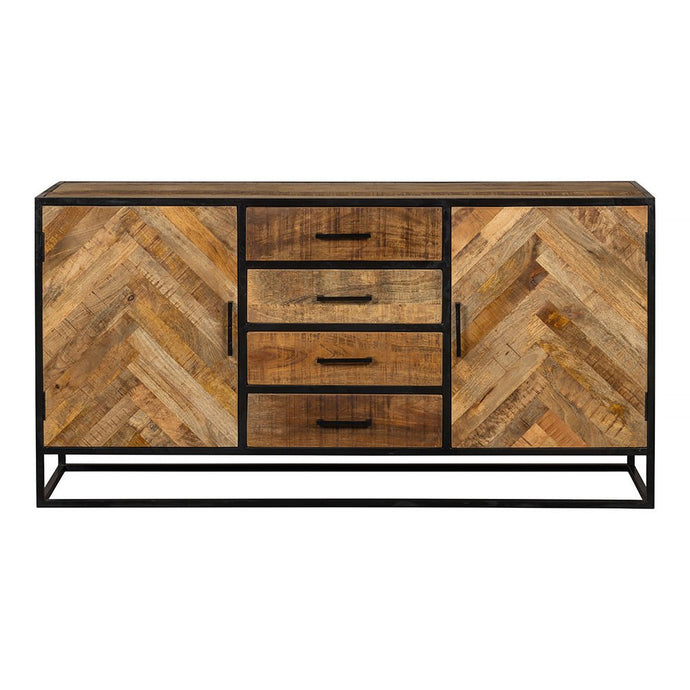 Mangohouten Dressoir New Haven 165 cm Mahom