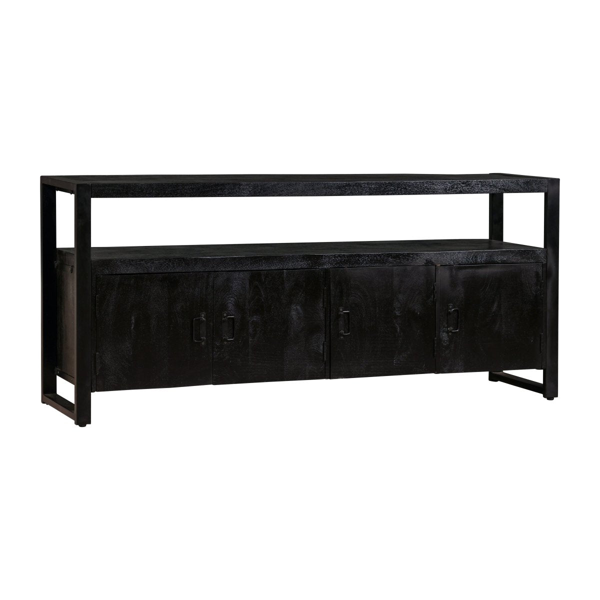 Mangohouten Dressoir Pittsburgh Black 180 cm Mahom
