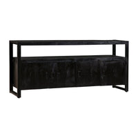 Mangohouten Dressoir Britt Black 180 cm Mahom