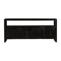 Mangohouten Dressoir Britt Black 180 cm Mahom