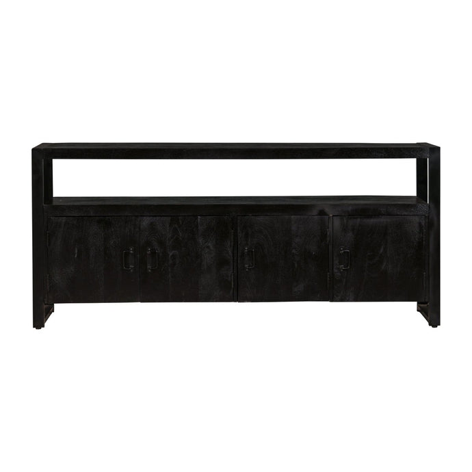 Mangohouten Dressoir Britt Black 180 cm Mahom