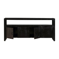 Mangohouten Dressoir Britt Black 180 cm Mahom