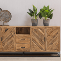 Mangohouten Dressoir Reno 220 cm Mahom