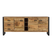 Mangohouten Dressoir Stockton 200 cm Mahom