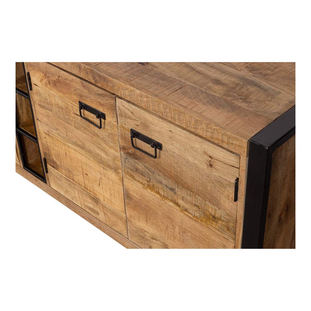Mangohouten Dressoir Stockton 200 cm Mahom
