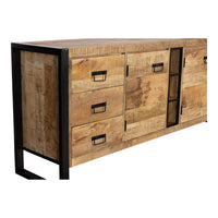 Mangohouten Dressoir Stockton 200 cm Mahom