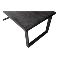 Mangohouten Eettafel Britt Black Rechthoek 160x90 cm Mahom