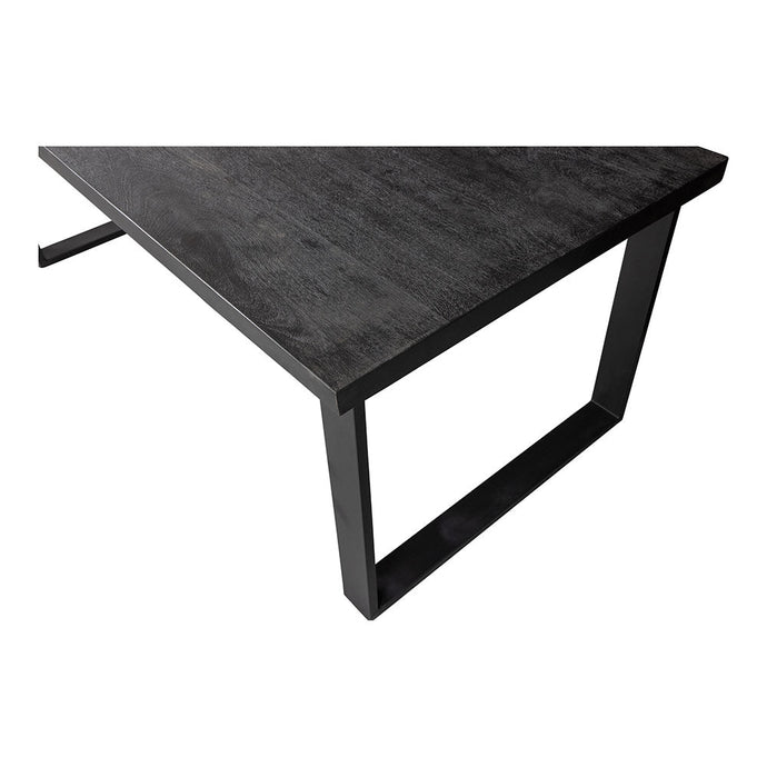 Mangohouten Eettafel Britt Black Rechthoek 160x90 cm Mahom
