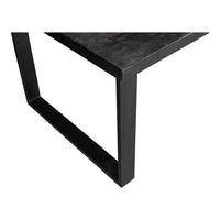 Mangohouten Eettafel Britt Black Rechthoek 200x100 cm Mahom
