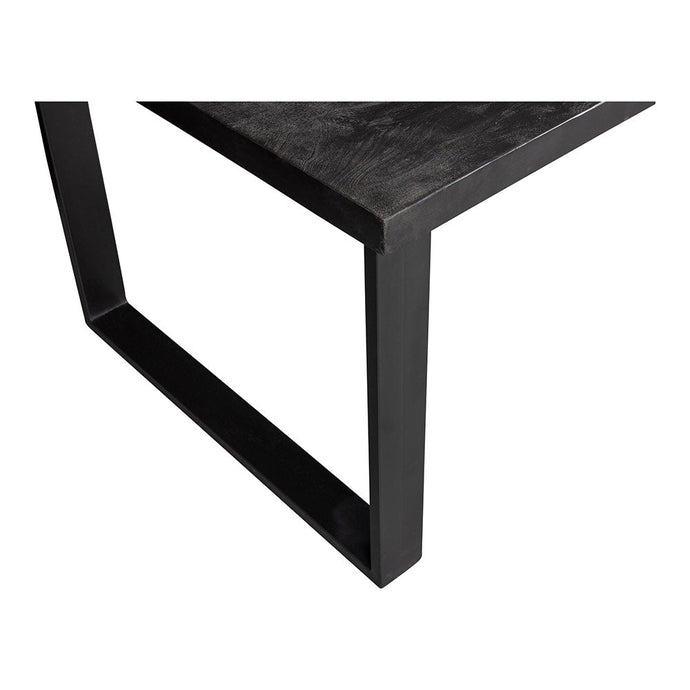 Mangohouten Eettafel Britt Black Rechthoek 200x100 cm Mahom