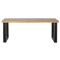 Mangohouten Eettafel Britt Rechthoek 220x100 cm Mahom
