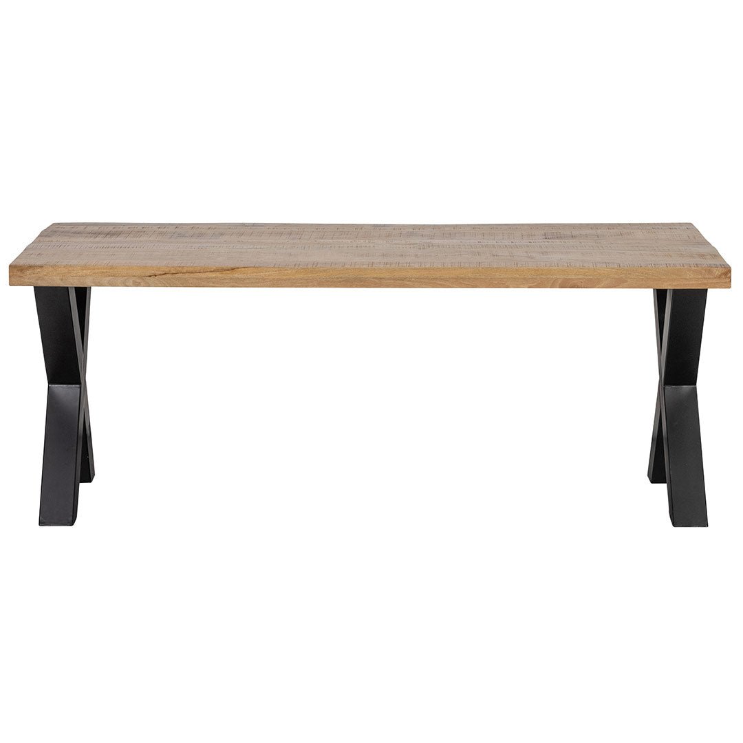 Mangohouten Eettafel Columbus Rechthoek 160x90 cm (6cm) Mahom