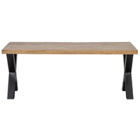 Mangohouten Eettafel Columbus Rechthoek 220x100 (6cm) Mahom