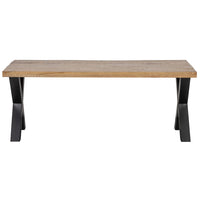 Mangohouten Eettafel Columbus Rechthoek 300x120 cm Mahom