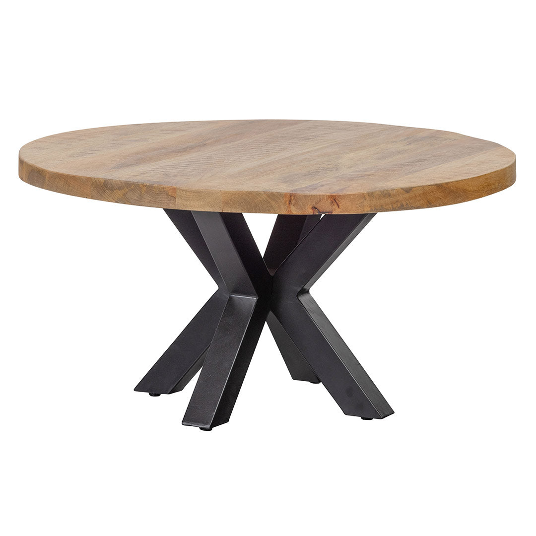 Mangohouten Eettafel Madison Rond 110 cm Mahom