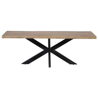 Mangohouten Eettafel Memphis Rechthoek 280x120 cm Mahom