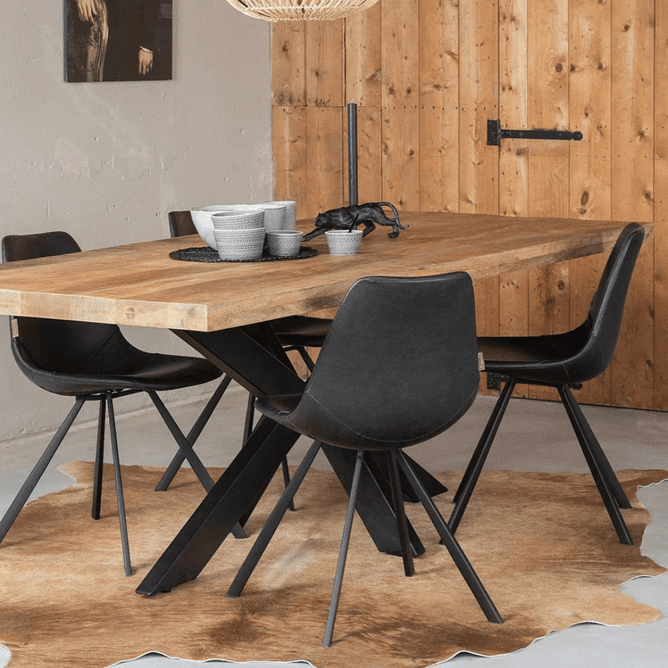 Mangohouten Eettafel Tulsa