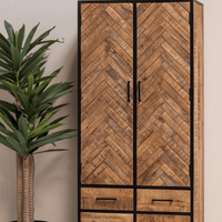 Mangohouten Kast New Haven 90 cm Mahom