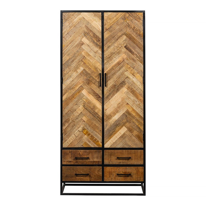 Mangohouten Kast New Haven 90 cm Mahom