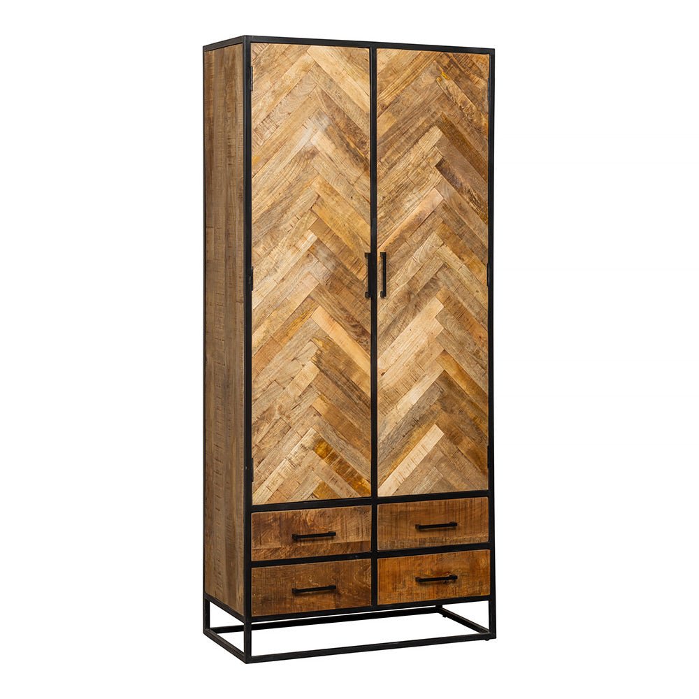 Mangohouten Kast New Haven 90 cm Mahom