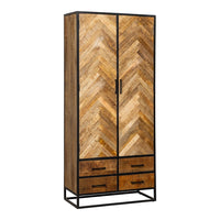 Mangohouten Kast New Haven 90 cm Mahom