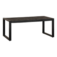 Mangohouten Salontafel Britt Black 110 cm Mahom
