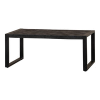Mangohouten Salontafel Britt Black 110 cm Mahom