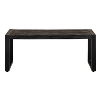 Mangohouten Salontafel Britt Black 110 cm Mahom