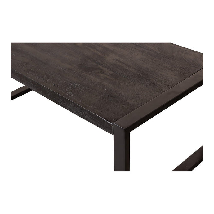 Mangohouten Salontafel Britt Black 110 cm Mahom