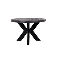 Mangohouten Salontafel Tulsa Black Ovaal Mahom