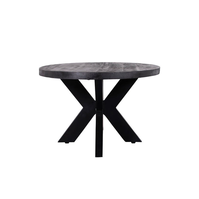 Mangohouten Salontafel Tulsa Black Ovaal Mahom