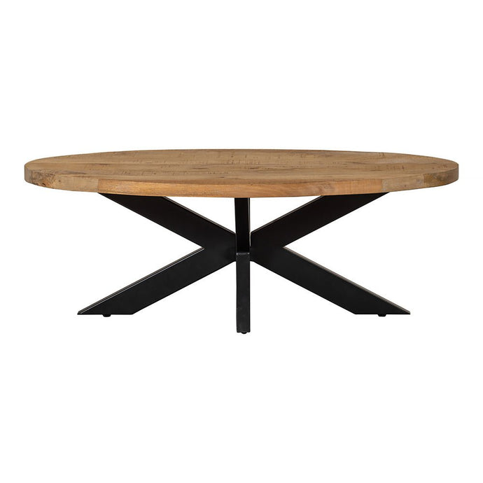 Mangohouten Salontafel Tulsa Ovaal Mahom