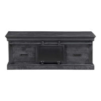 Mangohouten Salontafel Portland Black 120 cm 4 lades Mahom
