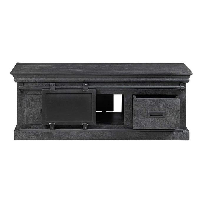 Mangohouten Salontafel Portland Black 120 cm 4 lades Mahom