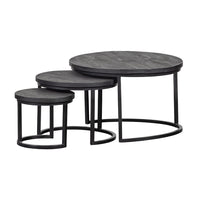 Mangohouten Salontafels Sienna Set van 3 Mahom