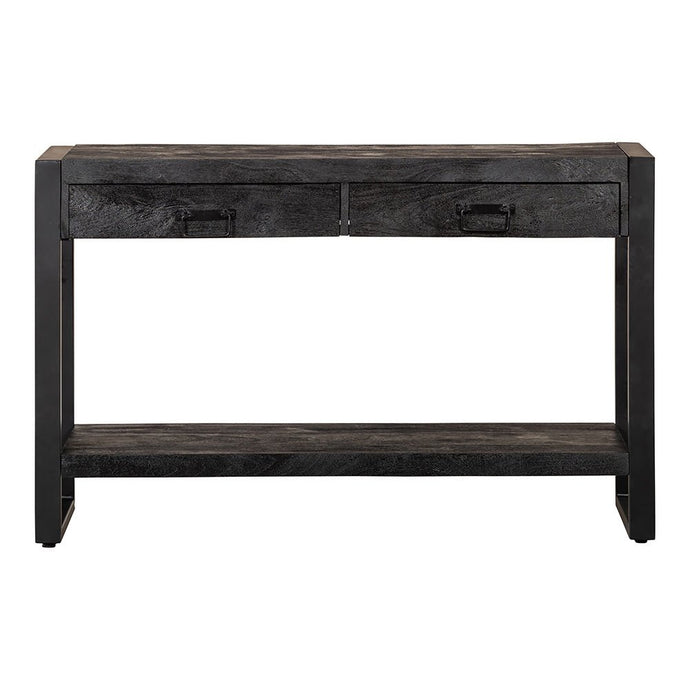 Zwarte mangohouten sidetables