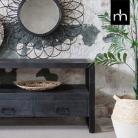 Mangohouten TV Meubel Britt Black 150 cm Mahom
