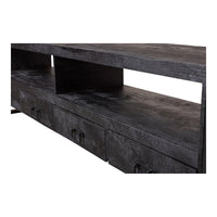 Mangohouten TV Meubel Britt Black 220 cm Mahom