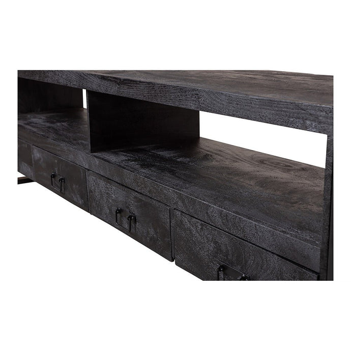 Mangohouten TV Meubel Britt Black 220 cm Mahom