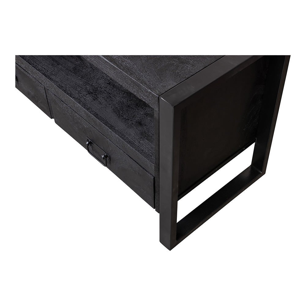 Mangohouten TV Meubel Fresno Black 220 cm Mahom