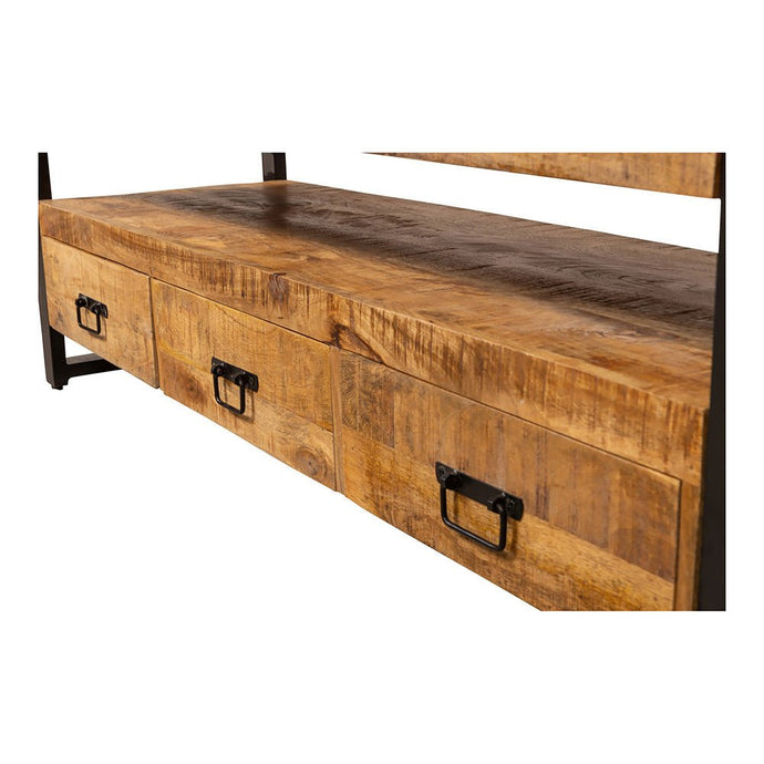 Mangohouten Boekenkast Britt 150 cm Mahom