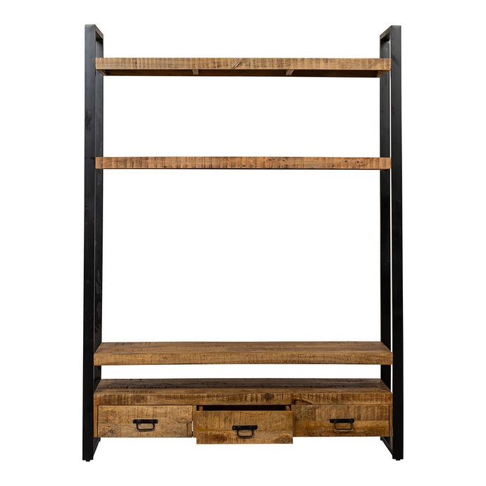 Mangohouten Boekenkast Britt 150 cm Mahom