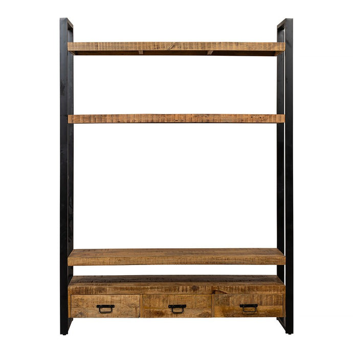 Mangohouten Boekenkast Britt 150 cm Mahom