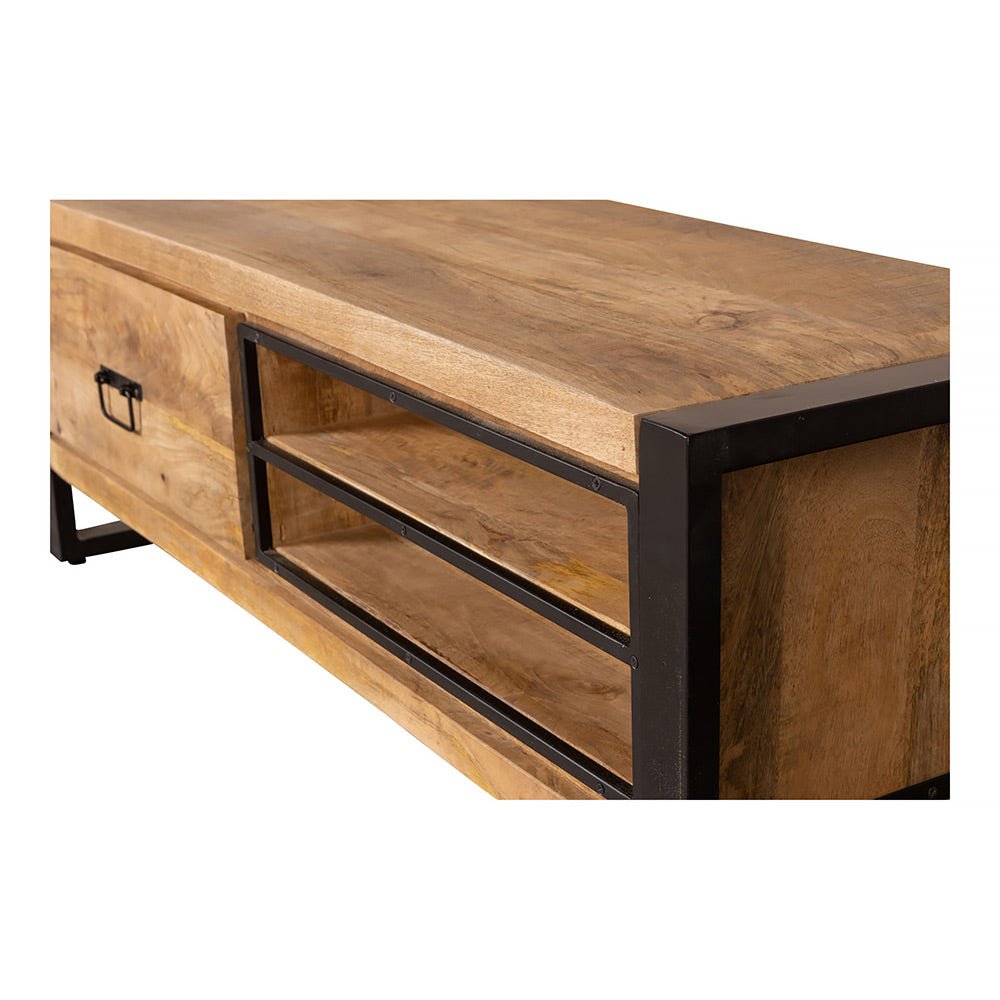 Mangohouten TV Meubel Stockton 130 cm